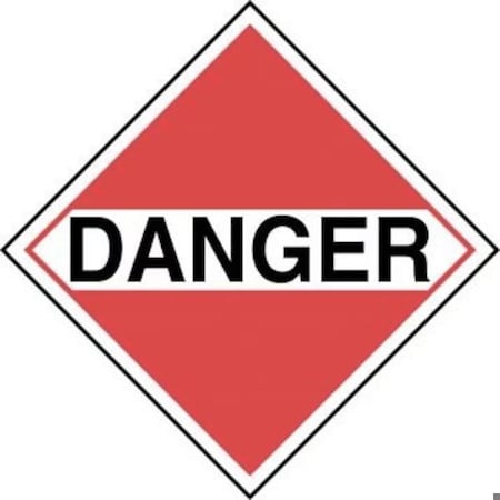 Accuform TDG PLACARD DANGER 273MM X 273MM 10 TCP951VS100